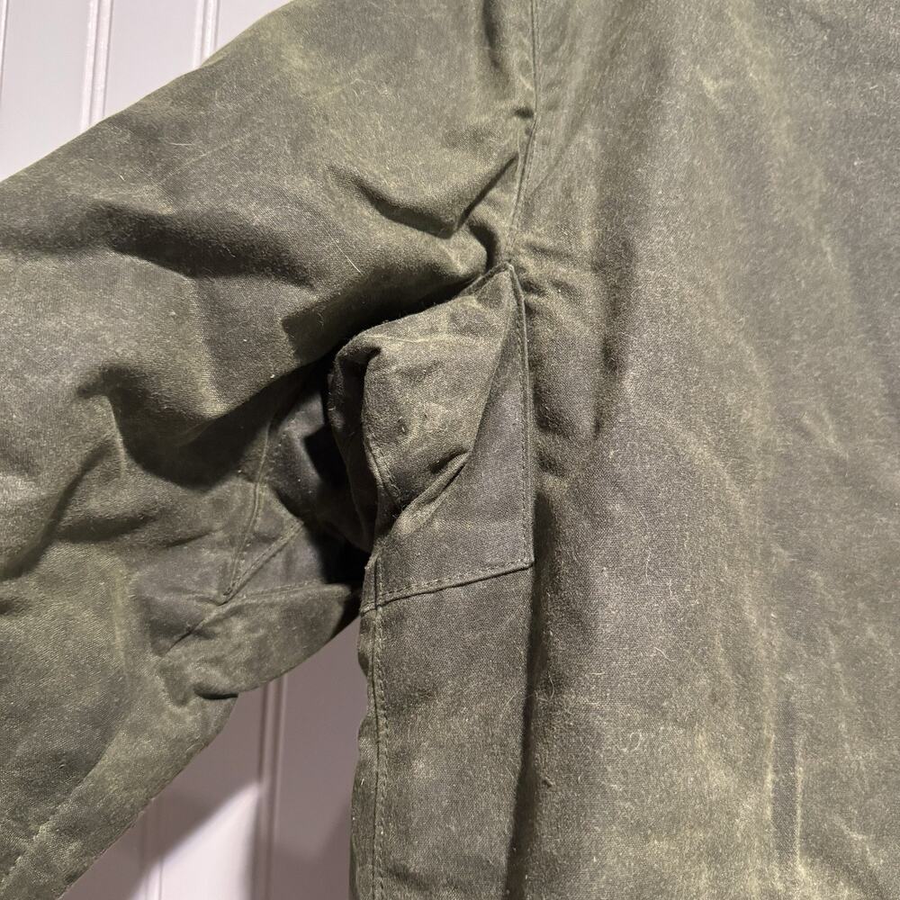Alpha Industries Imogene Willie Wax Field Jacket Quilted Lining Forest Green Med - Picture 10 of 10
